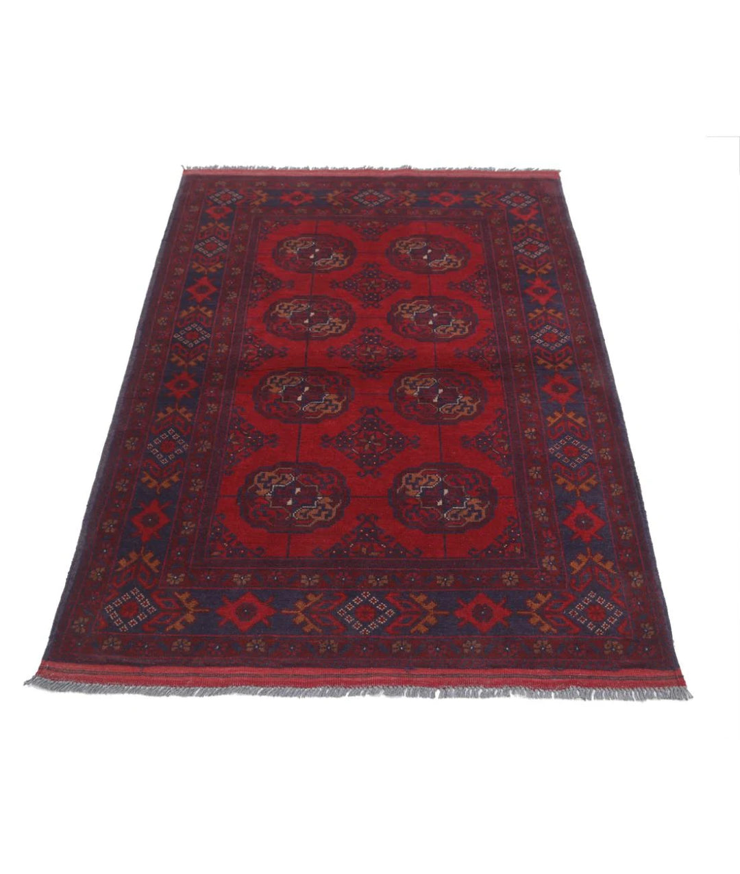 Afghan Khal Muhammadi Rug 3' 6" x 5' 0" Hand-Knotted | No. AT25414