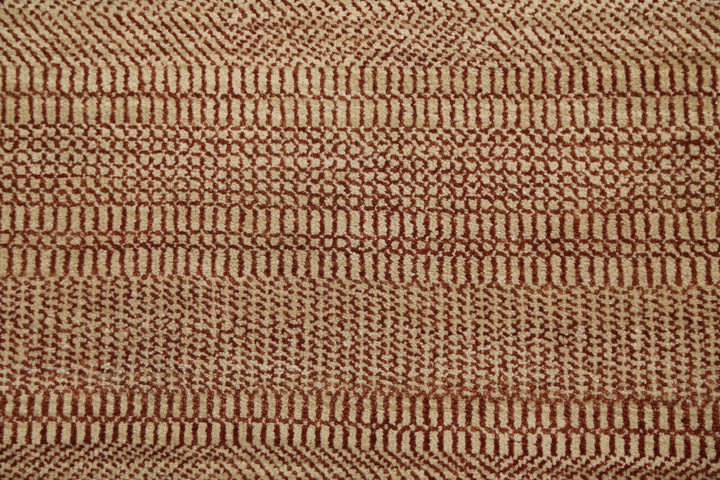 Beige Indian Ziegler Rug 3' 0" x 5' 1" Hand-Knotted | No. AT25424