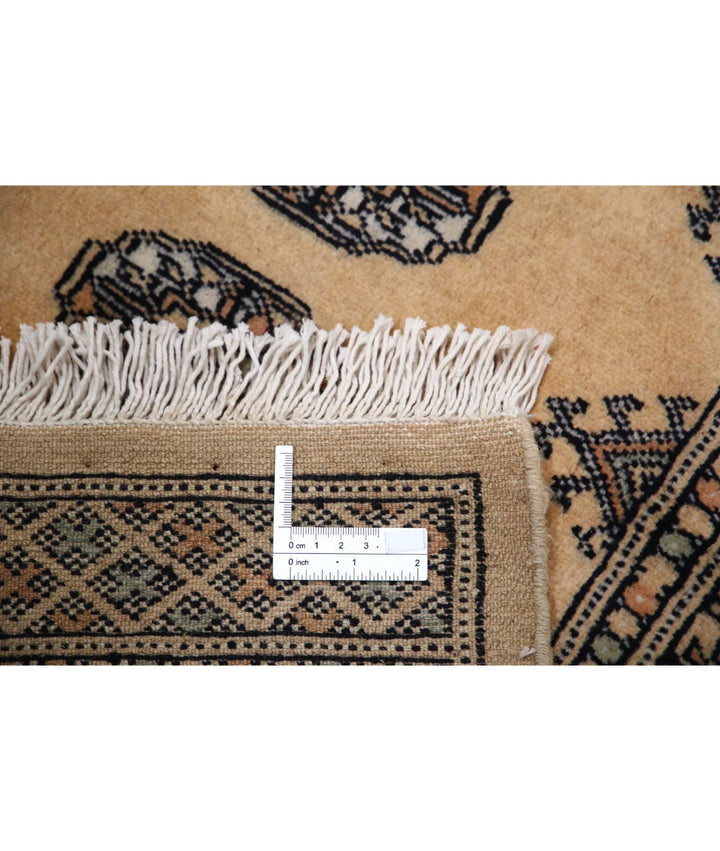 Beige Pakistani Bokhara Rug 2' 6" x 15' 4" Hand-Knotted | No. AT25468