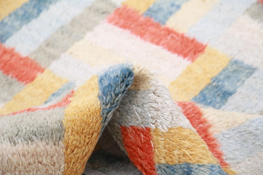 Afghan Tribal Rug 9' 1" x 12' 2" Hand-Knotted | No. AT25524