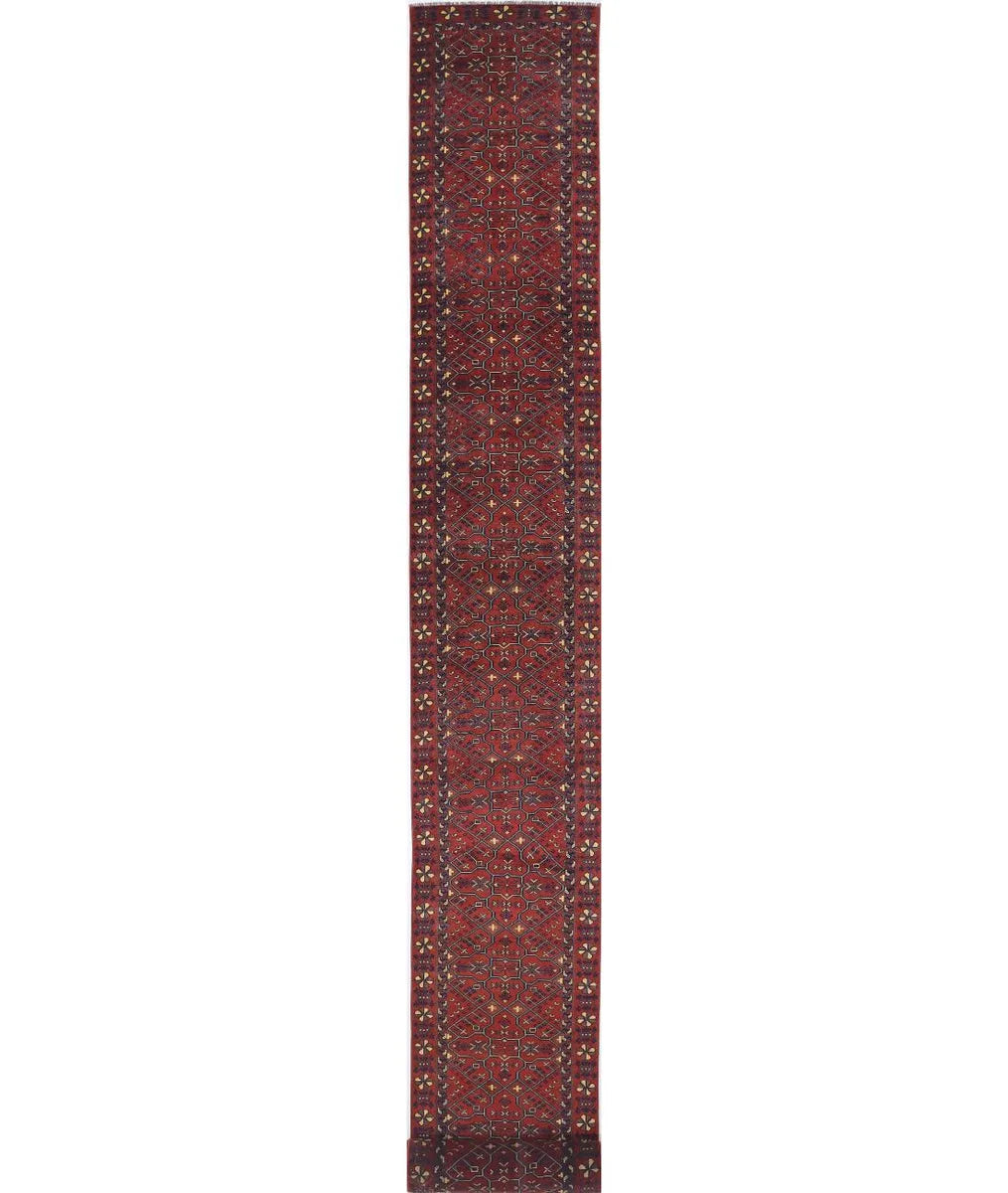 Afghan Khal Muhammadi Rug 2'7" x 47'7" Hand-Knotted | No. AT25655