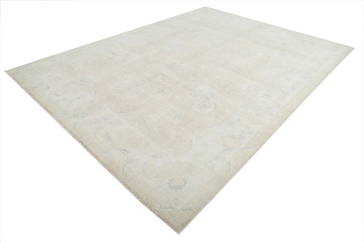 Afghan Serenity Rug 9' 3" x 12' 4" Hand-Knotted | No. AT25827