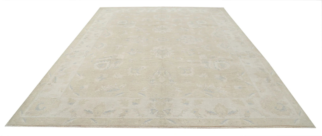 Afghan Serenity Rug 9' 3" x 12' 4" Hand-Knotted | No. AT25827