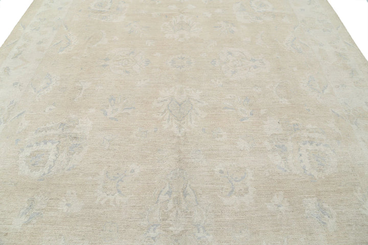 Afghan Serenity Rug 9' 3" x 12' 4" Hand-Knotted | No. AT25827