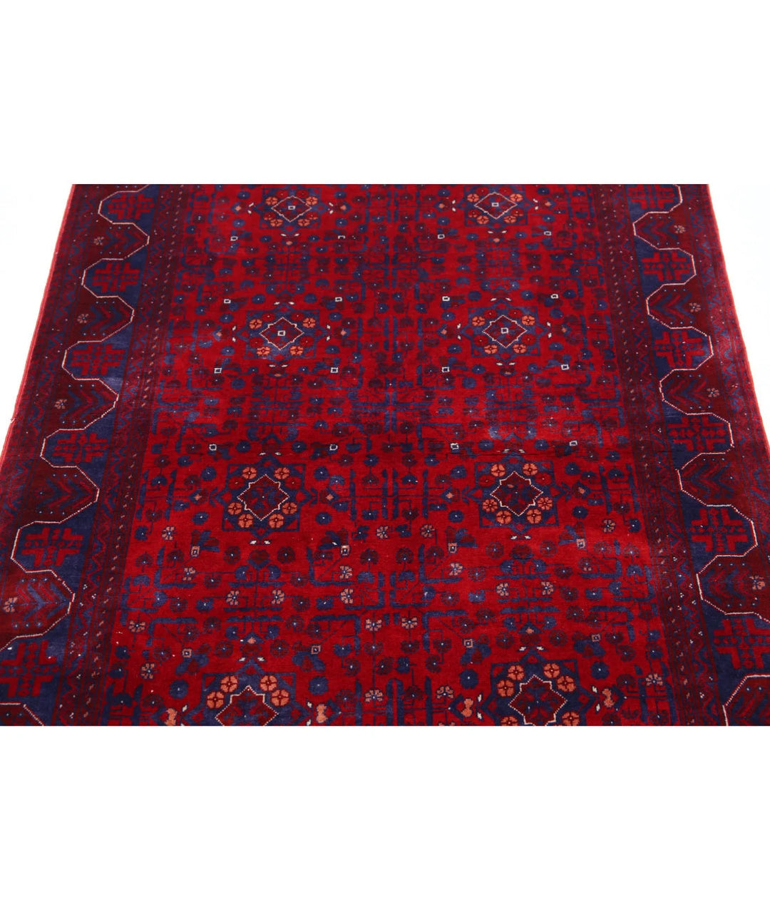 Afghan Beljik Rug 3' 3" x 4' 9" Hand-Knotted | No. AT25833