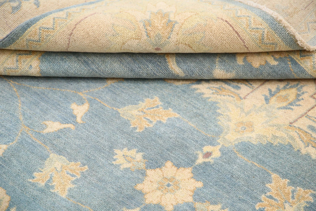 Afghan Ziegler Rug 7' 9" x 7' 9" Hand-Knotted | No. AT25844