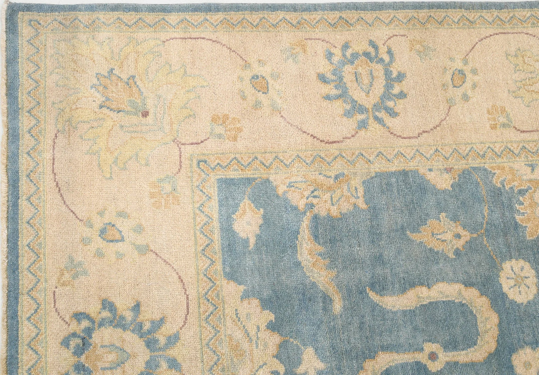 Afghan Ziegler Rug 7' 9" x 7' 9" Hand-Knotted | No. AT25844