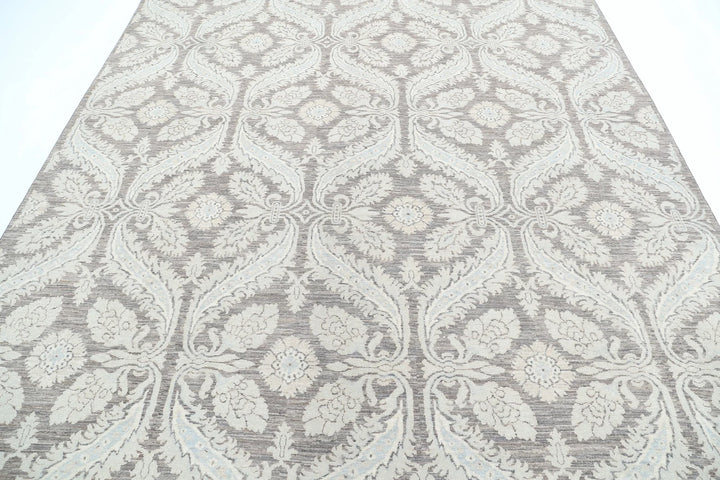Afghan Art & Craft Rug 8' 0" x 8' 11" Hand-Knotted | No. AT25852