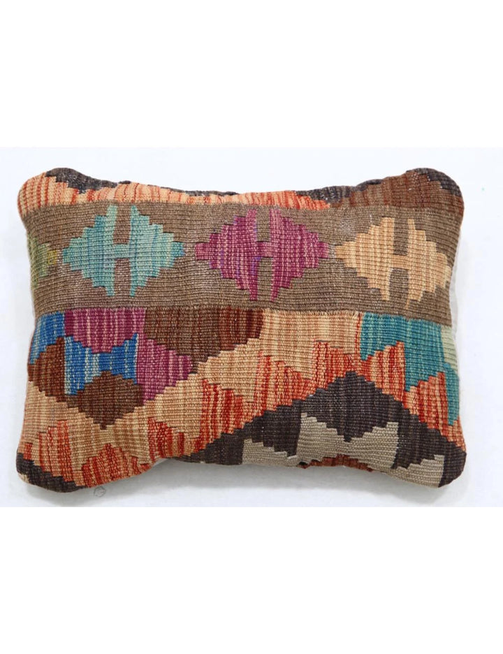 Multicolor Afghan Tribal Rug Flat-weave | No. AT25941