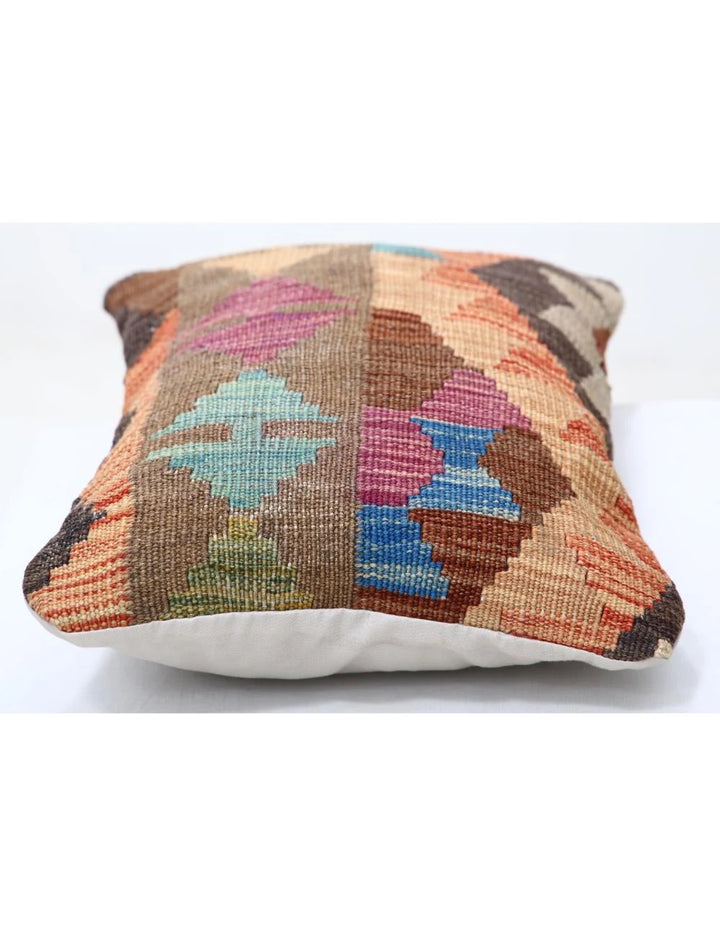 Multicolor Afghan Tribal Rug Flat-weave | No. AT25941