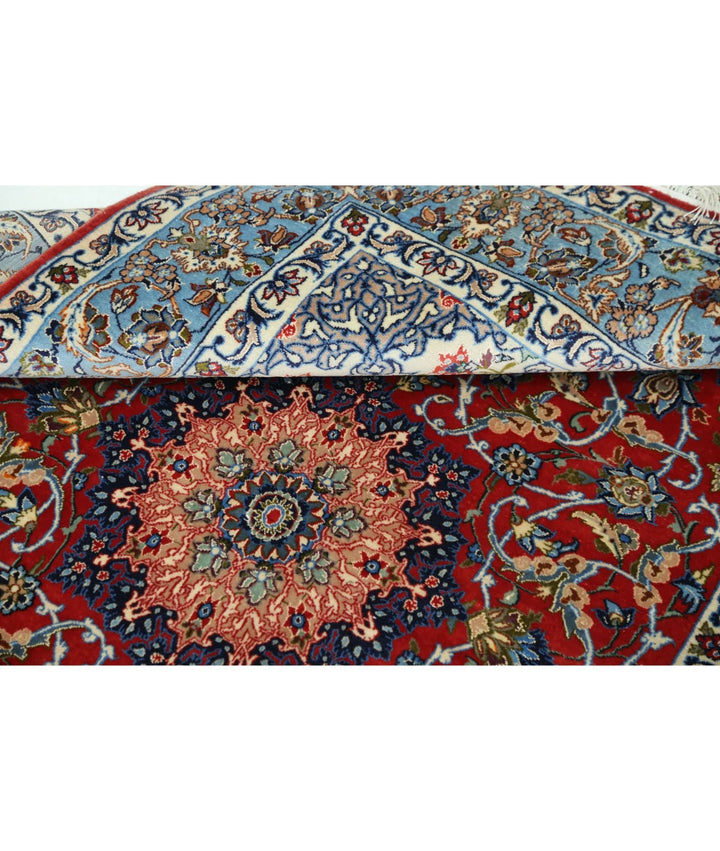 Persian Isfahan Rug 3' 6" x 5' 5" Hand-Knotted | No. AT26001