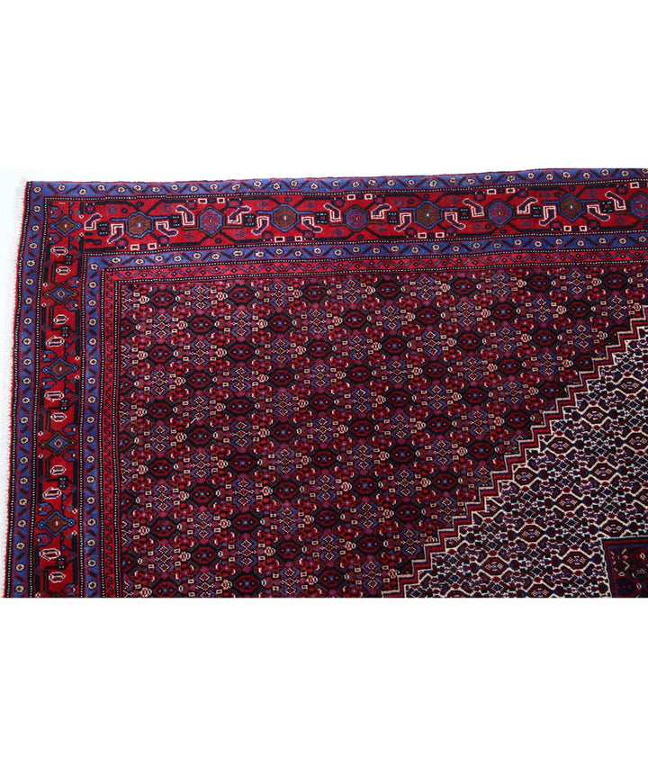 Persian Bijar Rug 6' 8" x 10' 11" Hand-Knotted | No. AT26074