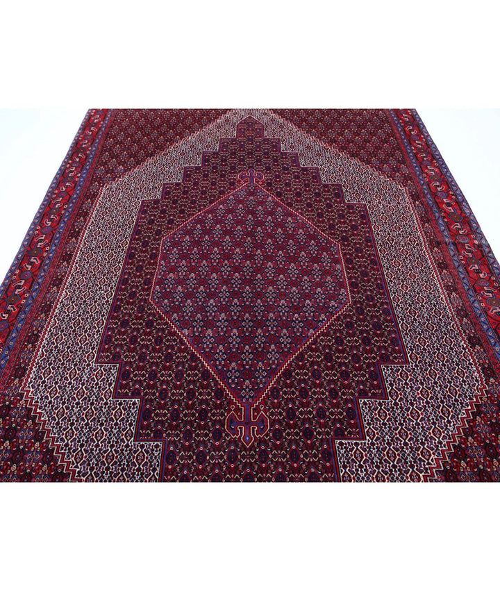 Persian Bijar Rug 6' 8" x 10' 11" Hand-Knotted | No. AT26074