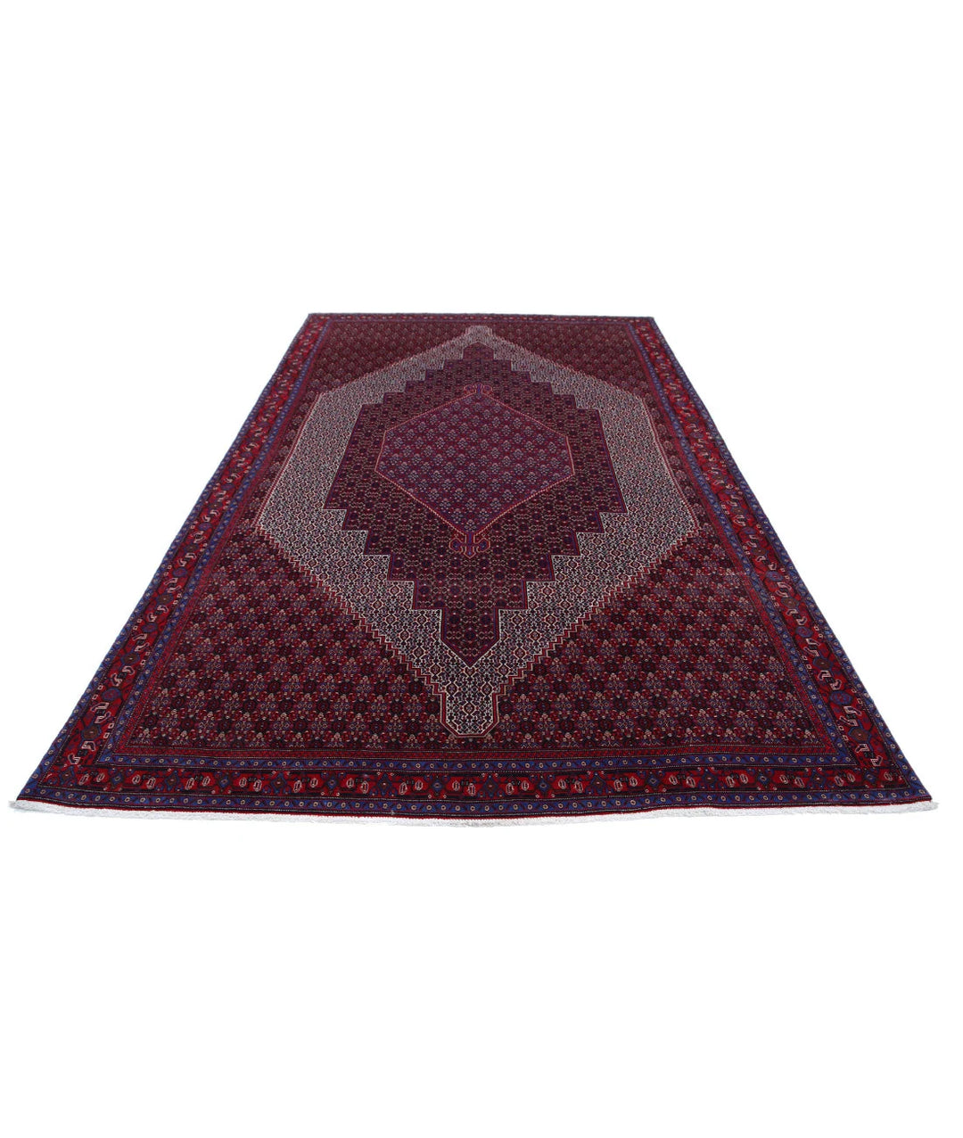 Persian Bijar Rug 6' 8" x 10' 11" Hand-Knotted | No. AT26074