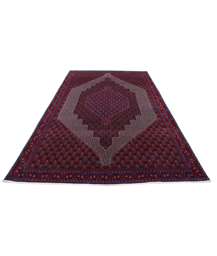 Persian Bijar Rug 6' 8" x 10' 11" Hand-Knotted | No. AT26074
