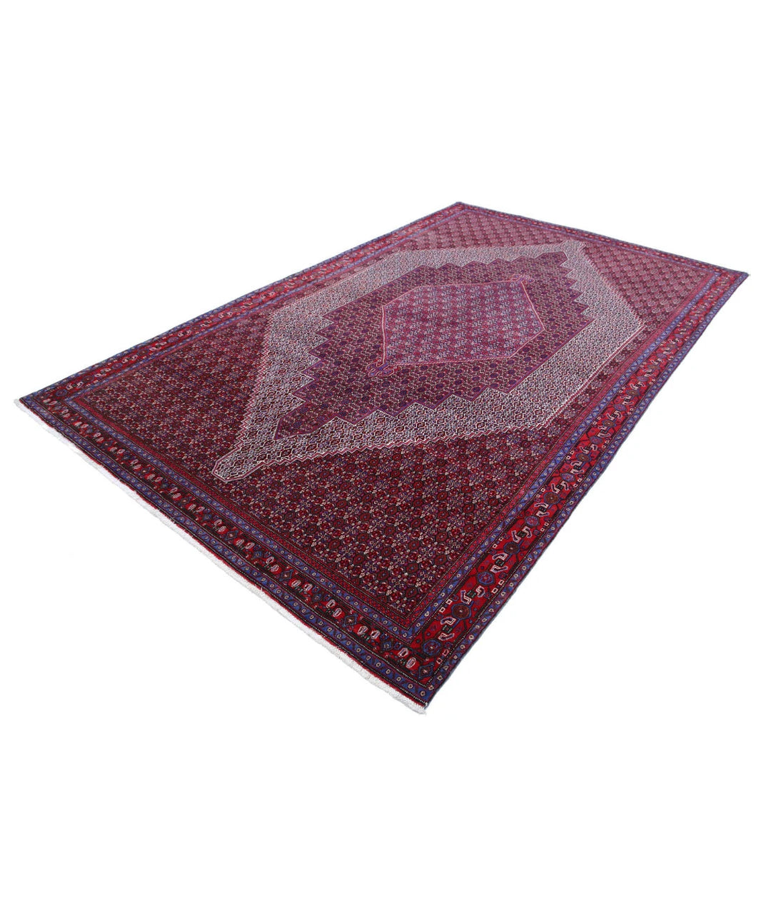 Persian Bijar Rug 6' 8" x 10' 11" Hand-Knotted | No. AT26074