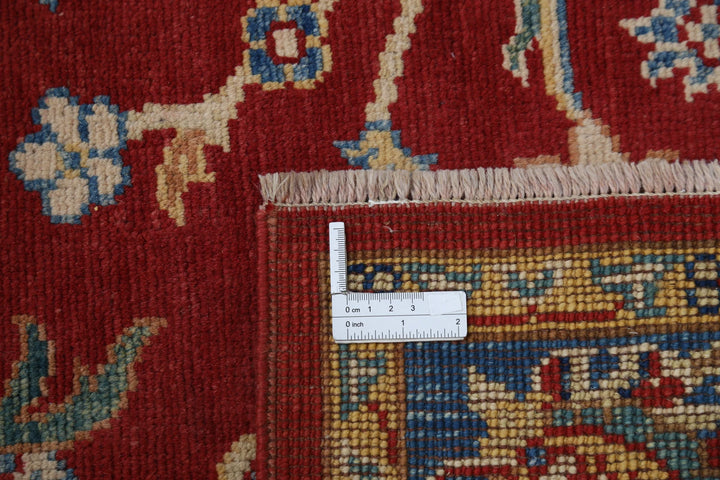 Afghan Ziegler Rug 5' 1" x 6' 6" Hand-Knotted | No. AT26147