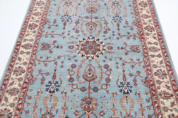 Afghan Ziegler Farhan Rug 4' 10" x 6' 6" Hand-Knotted | No. AT26192