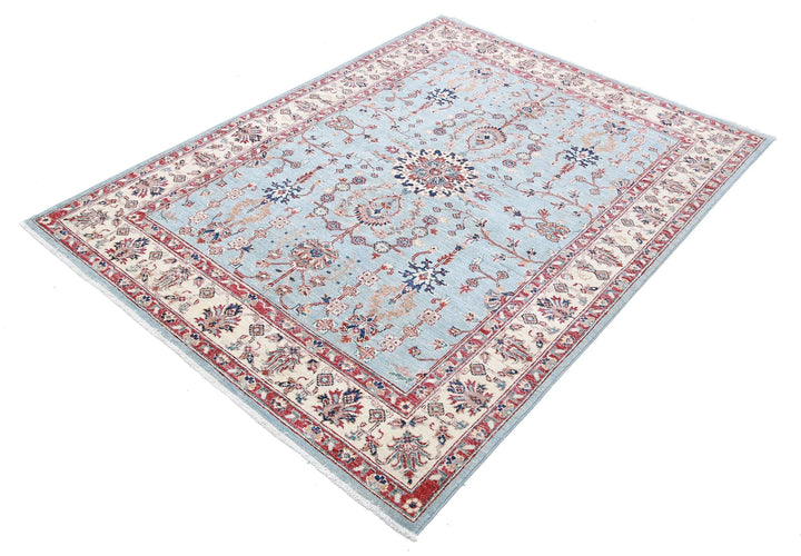 Afghan Ziegler Farhan Rug 4' 10" x 6' 6" Hand-Knotted | No. AT26192