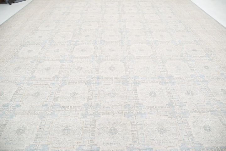 Afghan Khotan Rug 16' 1" x 24' 1" Hand-Knotted | No. AT26307