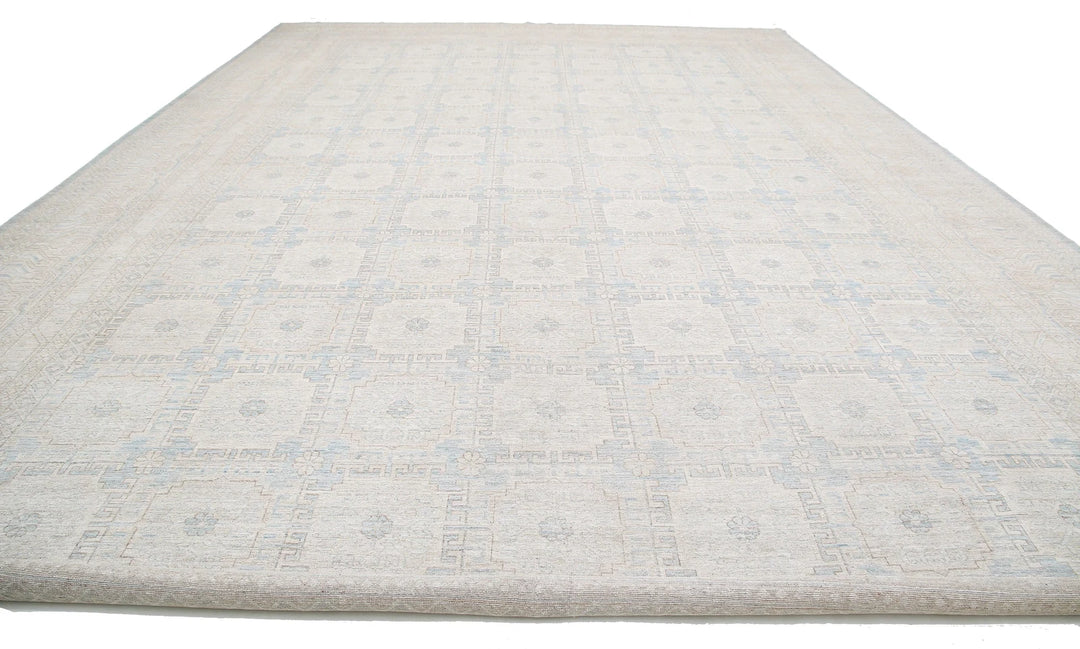 Afghan Khotan Rug 16' 1" x 24' 1" Hand-Knotted | No. AT26307