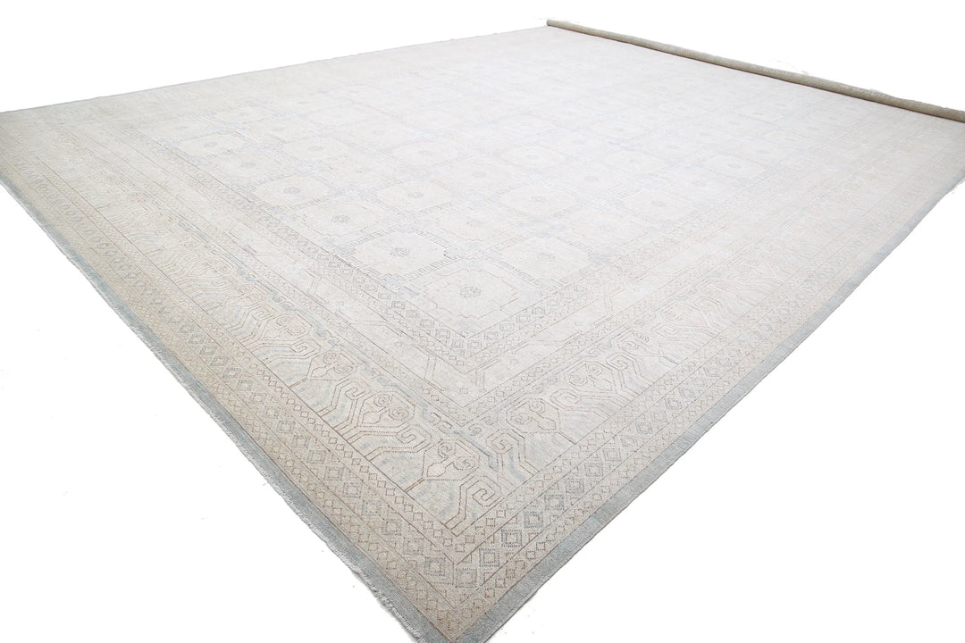 Afghan Khotan Rug 16' 1" x 24' 1" Hand-Knotted | No. AT26307