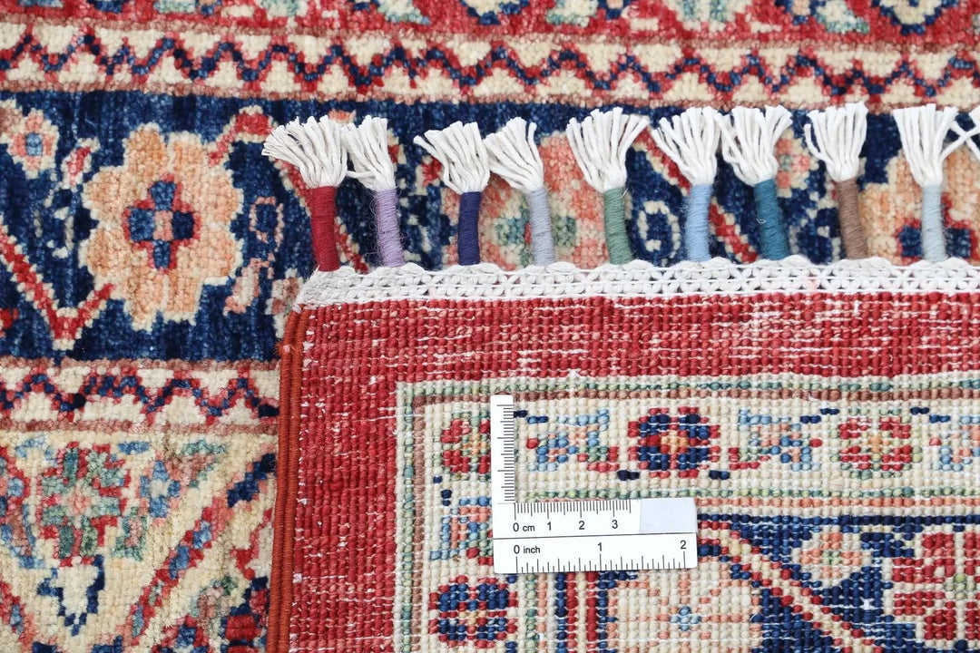 Afghan Oriental Rug 5' 8" x 7' 7" Hand-Knotted | No. AT26322