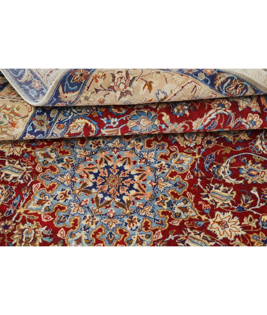 Persian Isfahan Rug 3' 7" x 5' 8" Hand-Knotted | No. AT26399