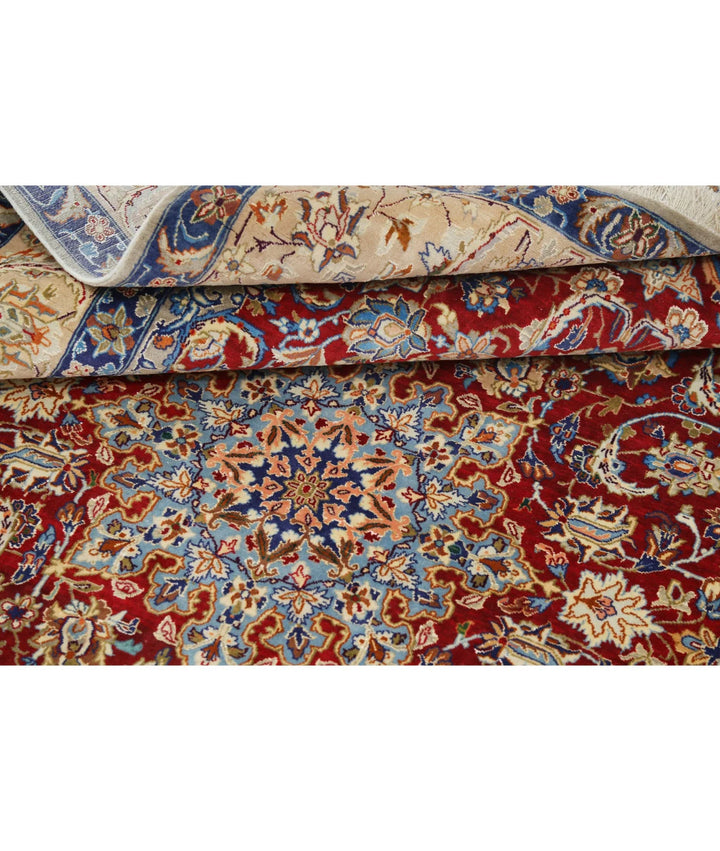 Persian Isfahan Rug 3' 7" x 5' 8" Hand-Knotted | No. AT26399