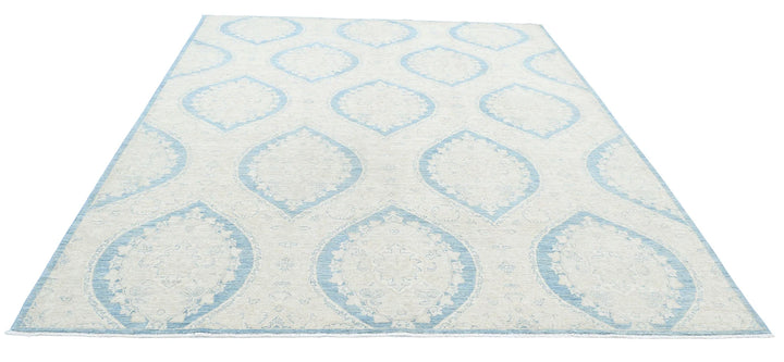 Afghan Serenity Rug 8' 0" x 10' 0" Hand-Knotted | No. AT26527