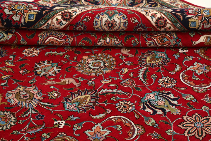 Persian Tabriz Rug 9' 9" x 12' 4" Hand-Knotted | No. AT26575