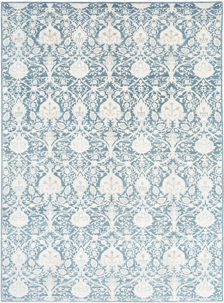 Afghan Serenity Rug 8' 10" x 11' 11" Hand-Knotted | No. AT26582