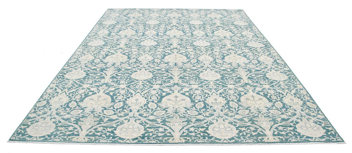 Afghan Serenity Rug 8' 10" x 11' 11" Hand-Knotted | No. AT26582
