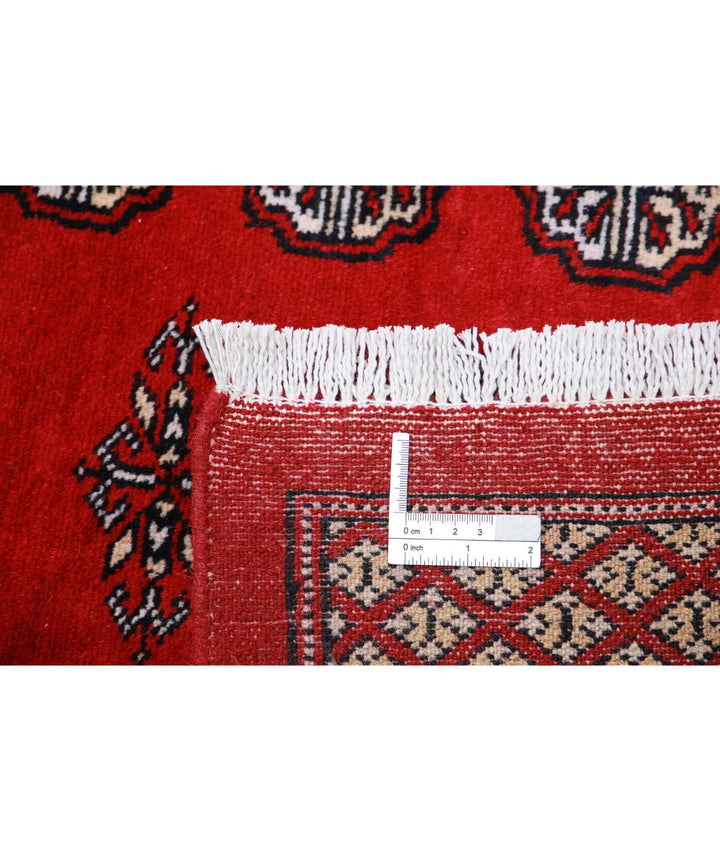 Pakistani Bokhara Rug 7' 10" x 9' 11" Hand-Knotted | No. AT26675