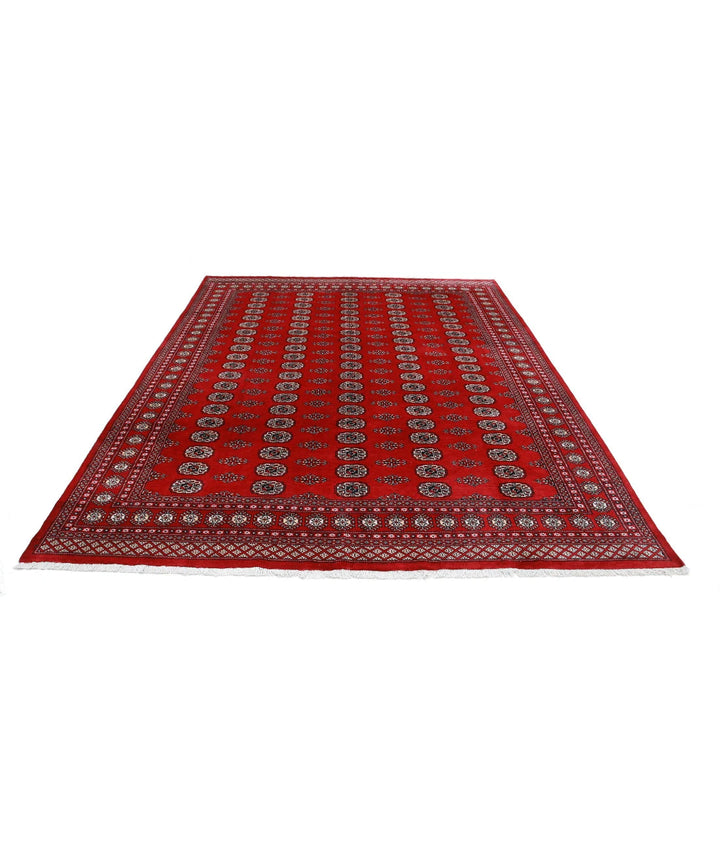 Pakistani Bokhara Rug 7' 10" x 9' 11" Hand-Knotted | No. AT26675