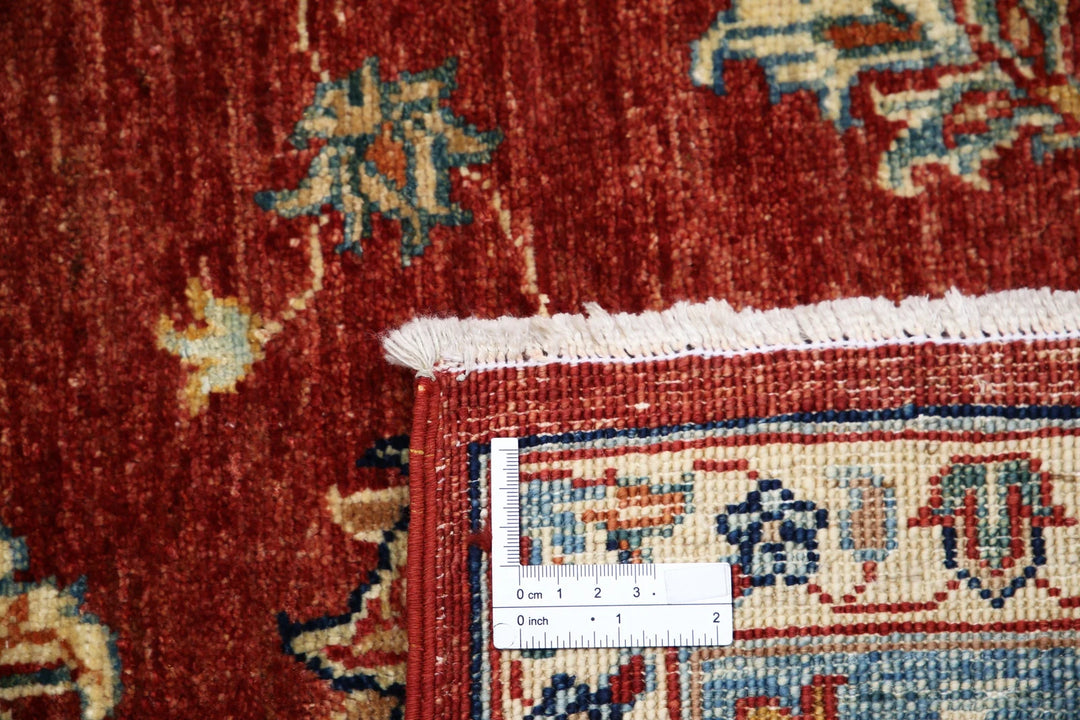 Afghan Ziegler Rug 4' 11" x 6' 5" Hand-Knotted | No. AT26681