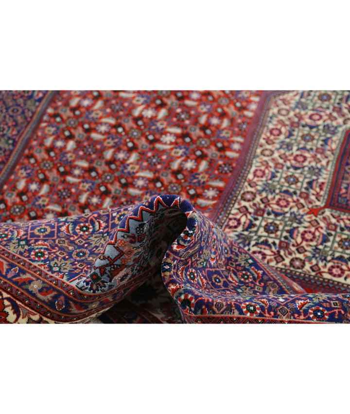 Persian Bijar Rug 6' 7" x 9' 9" Hand-Knotted | No. AT26684