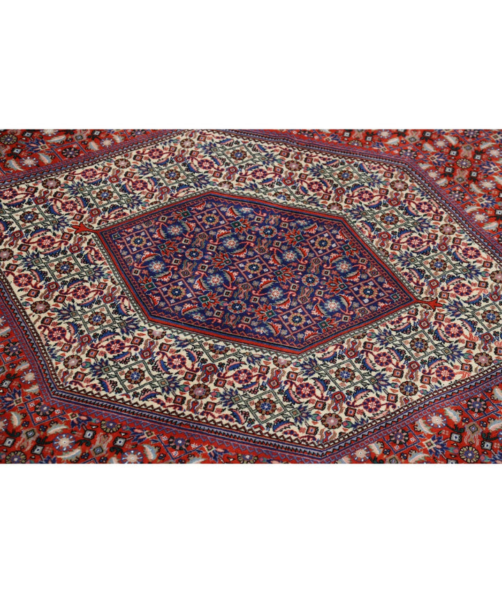 Persian Bijar Rug 6' 7" x 9' 9" Hand-Knotted | No. AT26684