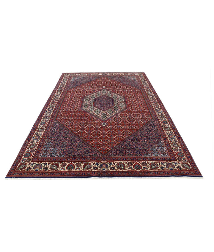 Persian Bijar Rug 6' 7" x 9' 9" Hand-Knotted | No. AT26684
