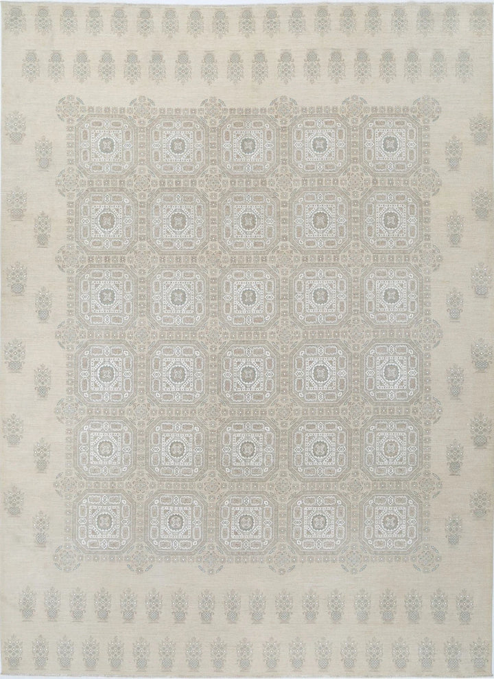 Afghan Serenity Rug 9' 11" x 13' 7" Hand-Knotted | No. AT26824