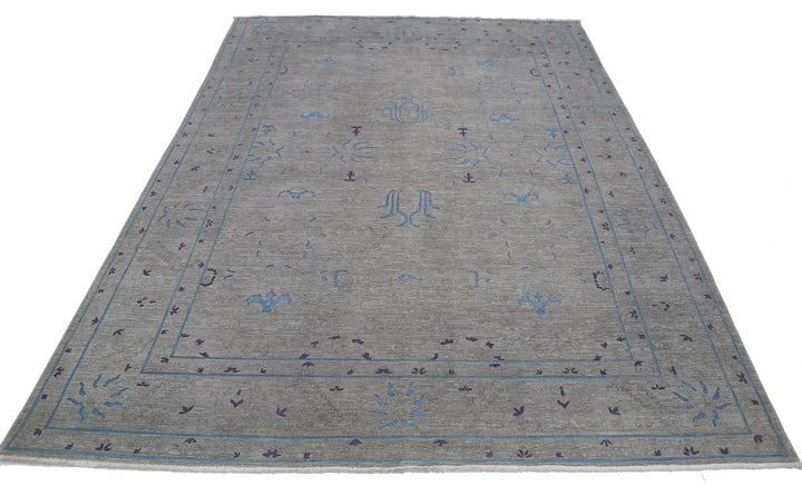 Afghan Oriental Rug 6' 4" x 8' 9" Hand-Knotted | No. AT26828