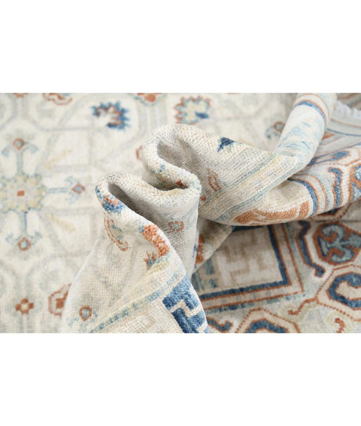 Afghan Khotan Rug 9' 1" x 12' 7" Hand-Knotted | No. AT27030