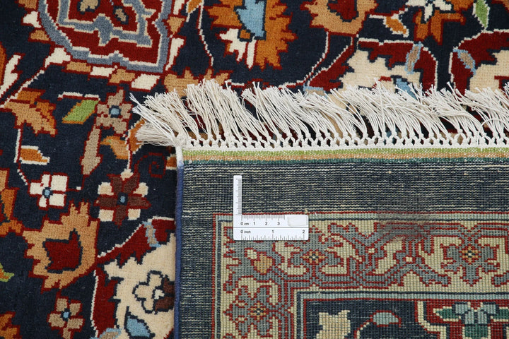 Indian Tabriz Rug 9' 11" x 13' 9" Hand-Knotted | No. AT27144