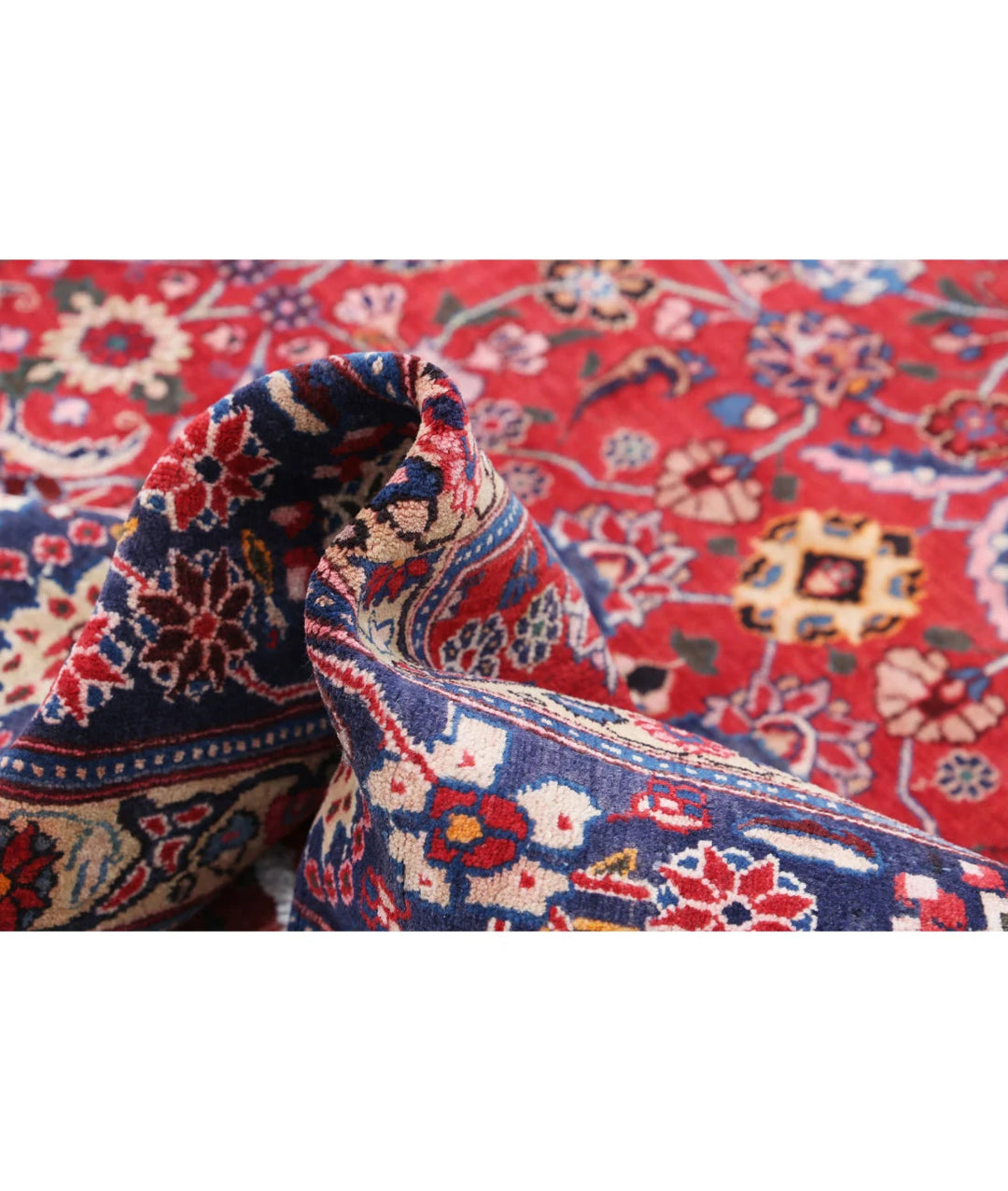 Persian Mahal Rug 6' 9" x 9' 6" Hand-Knotted | No. AT27276