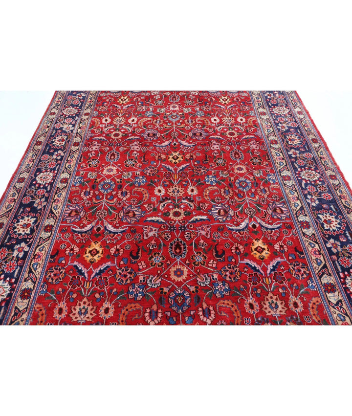 Persian Mahal Rug 6' 9" x 9' 6" Hand-Knotted | No. AT27276
