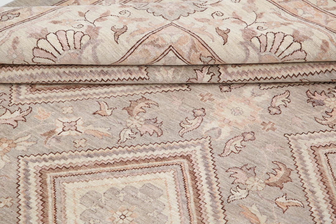 Afghan Serenity Rug 13' 4" x 17' 6" Hand-Knotted | No. AT27304