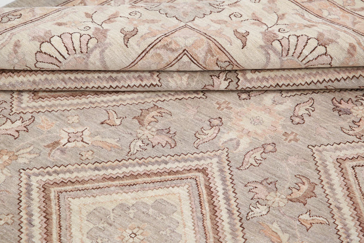 Afghan Serenity Rug 13' 4" x 17' 6" Hand-Knotted | No. AT27304