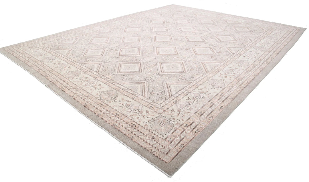 Afghan Serenity Rug 13' 4" x 17' 6" Hand-Knotted | No. AT27304