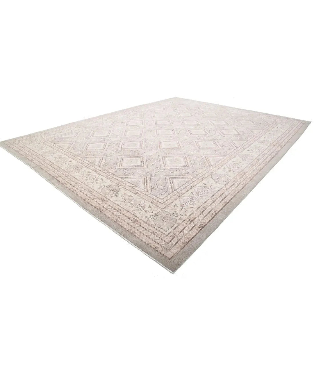 Afghan Serenity Rug 13' 4" x 17' 6" Hand-Knotted | No. AT27304