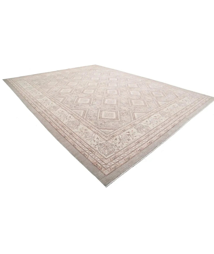 Afghan Serenity Rug 13' 4" x 17' 6" Hand-Knotted | No. AT27304